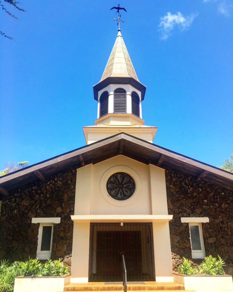 ハレイワ　ハワイ　リリウオカラニ 教会